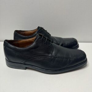 FLORSHEIM Oxford Black Leather Dress Shoes Mens Size 8.5 EEE Comfort